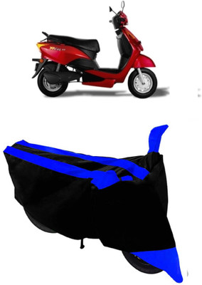 ABORDABLE Two Wheeler Cover for Indus(Yo EXL, Blue, Black)