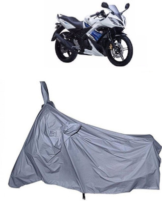 GANPRA Two Wheeler Cover for Yamaha(R15, Silver)