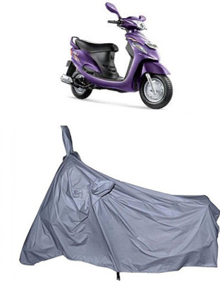 THE RAL ARV Two Wheeler Cover for Mahindra(Rodeo, Silver)