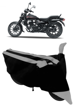ABORDABLE Waterproof Two Wheeler Cover for Bajaj(Avenger 150 Street, Grey, Black)