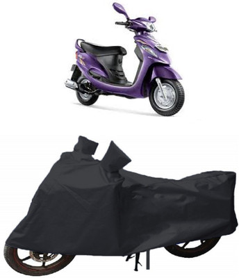 THE RAL ARV Two Wheeler Cover for Mahindra(Rodeo, Black)