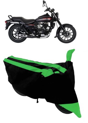 GANPRA Two Wheeler Cover for Bajaj(Avenger 220 Street, Black, Green)