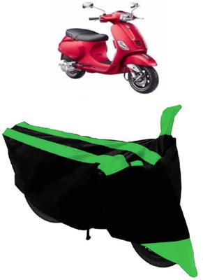 HEMSKAR Two Wheeler Cover for Piaggio(Vespa SXL, Green, Black)