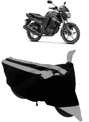 GANPRA Two Wheeler Cover for Yamaha(SZ R, Black, Grey)