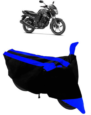 THE REAL ARV Two Wheeler Cover for Yamaha(SZ R, Blue, Black)