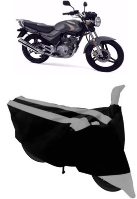 GANPRA Two Wheeler Cover for Yamaha(YBR 125, Black, Grey)