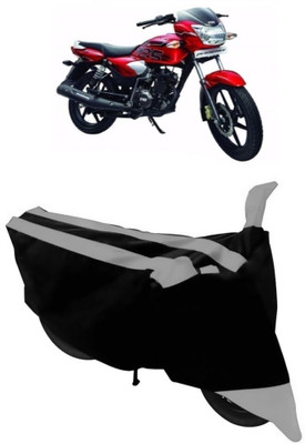 THE REAL ARV Two Wheeler Cover for TVS(Phoenix 125, Grey, Black)