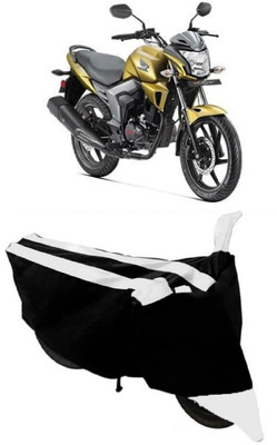 THE REAL ARV Waterproof Two Wheeler Cover for Honda(CB Trigger, White, Black)