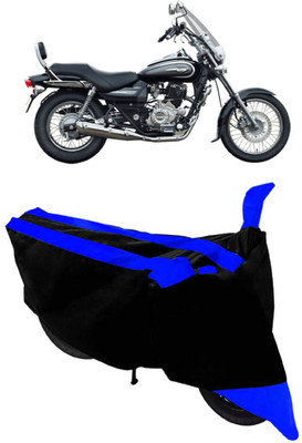 GANPRA Two Wheeler Cover for Bajaj(Avenger 220 Cruise, Black, Blue)