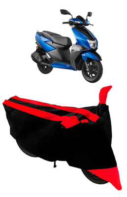 THE REAL ARV Two Wheeler Cover for TVS(NTORQ, Red, Black)