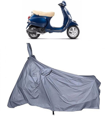 HEMSKAR Two Wheeler Cover for Piaggio(Vespa LX, Silver)