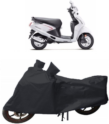 GANPRA Two Wheeler Cover for Hero(Pleasure, Black)