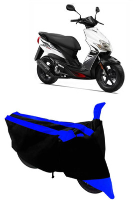 THE REAL ARV Two Wheeler Cover for Yamaha(Jog R, Blue, Black)