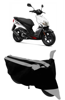 GANPRA Two Wheeler Cover for Yamaha(Jog R, Black, Grey)