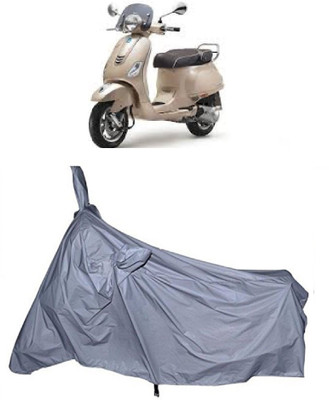 AutoGalaxy Waterproof Two Wheeler Cover for Piaggio(Vespa VXL, Silver)