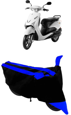 GANPRA Two Wheeler Cover for Indus(Yo Xplor, Black, Blue)