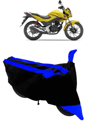 THE REAL ARV Waterproof Two Wheeler Cover for Honda(CBF, Blue, Black)