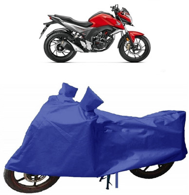 THE RAL ARV Waterproof Two Wheeler Cover for Honda(CB, Blue)