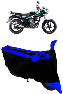 AutoGalaxy Waterproof Two Wheeler Cover for Bajaj(Discover 100 DTS-i, Blue, Black)