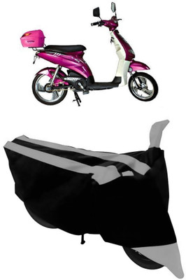 ABORDABLE Two Wheeler Cover for Avon(E Lite, Grey, Black)