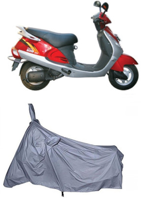 THE RAL ARV Two Wheeler Cover for Kinetic(Nova, Silver)