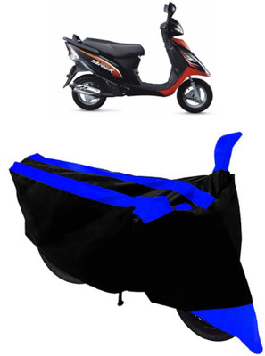 THE REAL ARV Waterproof Two Wheeler Cover for TVS(Streek, Blue, Black)
