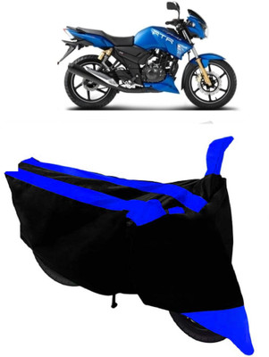 THE REAL ARV Waterproof Two Wheeler Cover for TVS(Apache, Blue, Black)