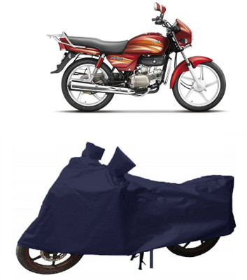 SHOPLINK Two Wheeler Cover for Hero(Splendor Pro, Blue)