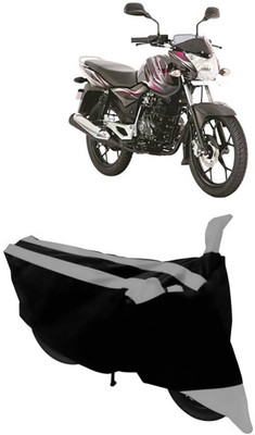 THE REAL ARV Two Wheeler Cover for Bajaj(Discover 150 s, Grey, Black)