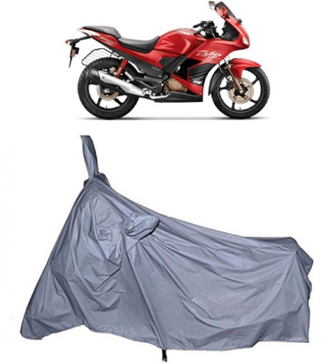 GANPRA Two Wheeler Cover for Hero(Karizma ZMR, Silver)