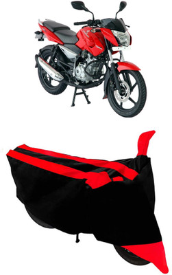 THE REAL ARV Two Wheeler Cover for Bajaj(Pulsar 150 DTS-i, Red, Black)