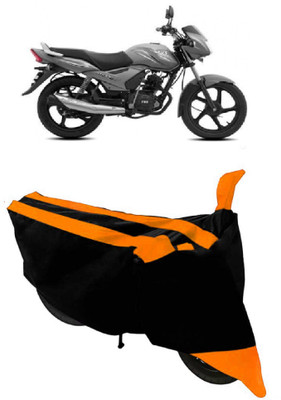 THE REAL ARV Two Wheeler Cover for TVS(Sport, Orange, Black)