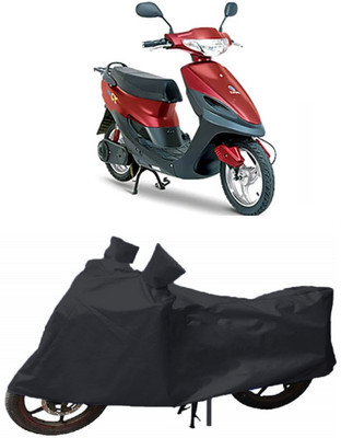 THE REAL ARV Waterproof Two Wheeler Cover for Avon(E Scoot, Black)