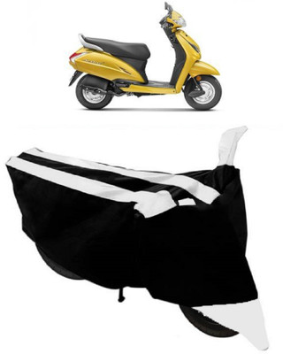 THE RAL ARV Waterproof Two Wheeler Cover for Honda(Activa 5G, White, Black)