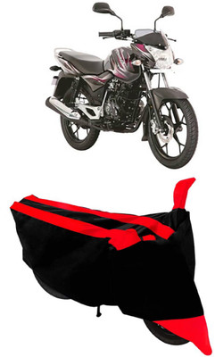 THE REAL ARV Waterproof Two Wheeler Cover for Bajaj(Discover 150 s, Red, Black)