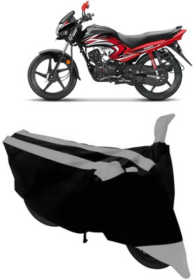 THE REAL ARV Waterproof Two Wheeler Cover for Honda(Dream Yuga, Grey, Black)