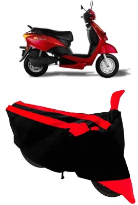 ABORDABLE Waterproof Two Wheeler Cover for Indus(Yo EXL, Red, Black)