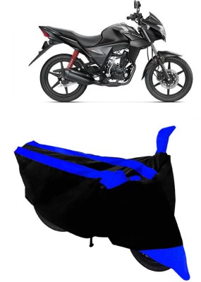 THE REAL ARV Waterproof Two Wheeler Cover for Honda(CB Twister, Blue, Black)