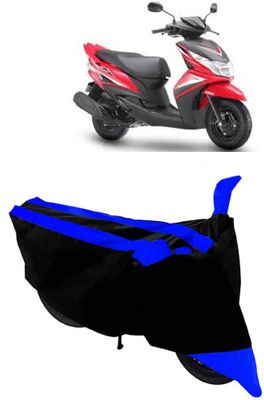 AutoGalaxy Waterproof Two Wheeler Cover for Yamaha(Ray Z, Blue, Black)