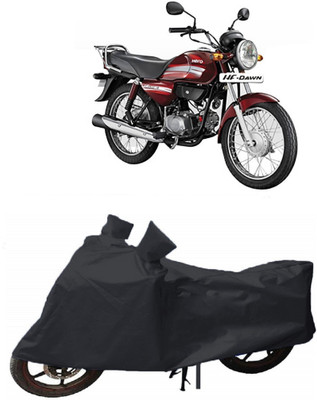 THE RAL ARV Two Wheeler Cover for Hero(HF Dawn, Black)