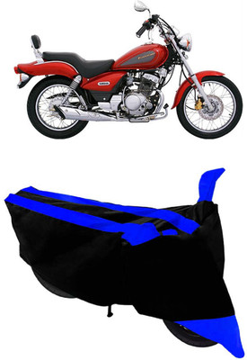 GANPRA Two Wheeler Cover for Yamaha(Enticer, Black, Blue)