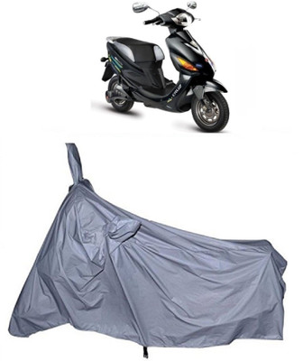 GANPRA Two Wheeler Cover for Hero(Electric Cruz, Silver)