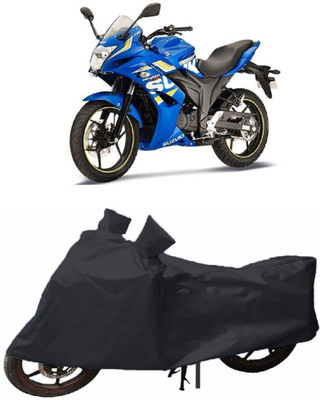 GANPRA Two Wheeler Cover for Suzuki(Gixxer SF, Black)