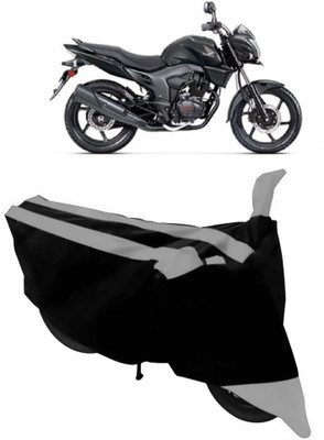 ABORDABLE Waterproof Two Wheeler Cover for Honda(Trigger, Grey, Black)