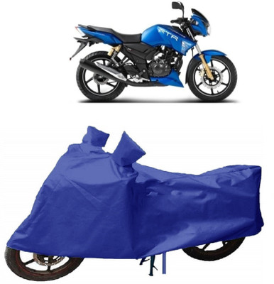 THE RAL ARV Two Wheeler Cover for TVS(Apache, Blue)