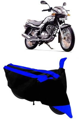 SHOPLINK Waterproof Two Wheeler Cover for TVS(Fiero F2, Blue, Black)