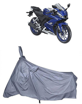 GANPRA Two Wheeler Cover for Yamaha(R15 V3, Silver)