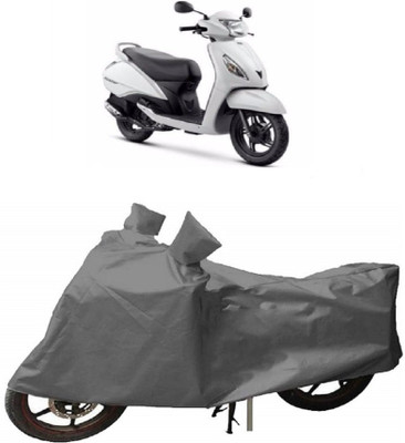 THE REAL ARV Two Wheeler Cover for TVS(Jupiter, Grey)