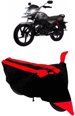 GANPRA Two Wheeler Cover for Mahindra(Pantero, Black, Red)