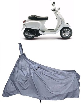 ABORDABLE Waterproof Two Wheeler Cover for Piaggio(Piaggio Vespa, Silver)